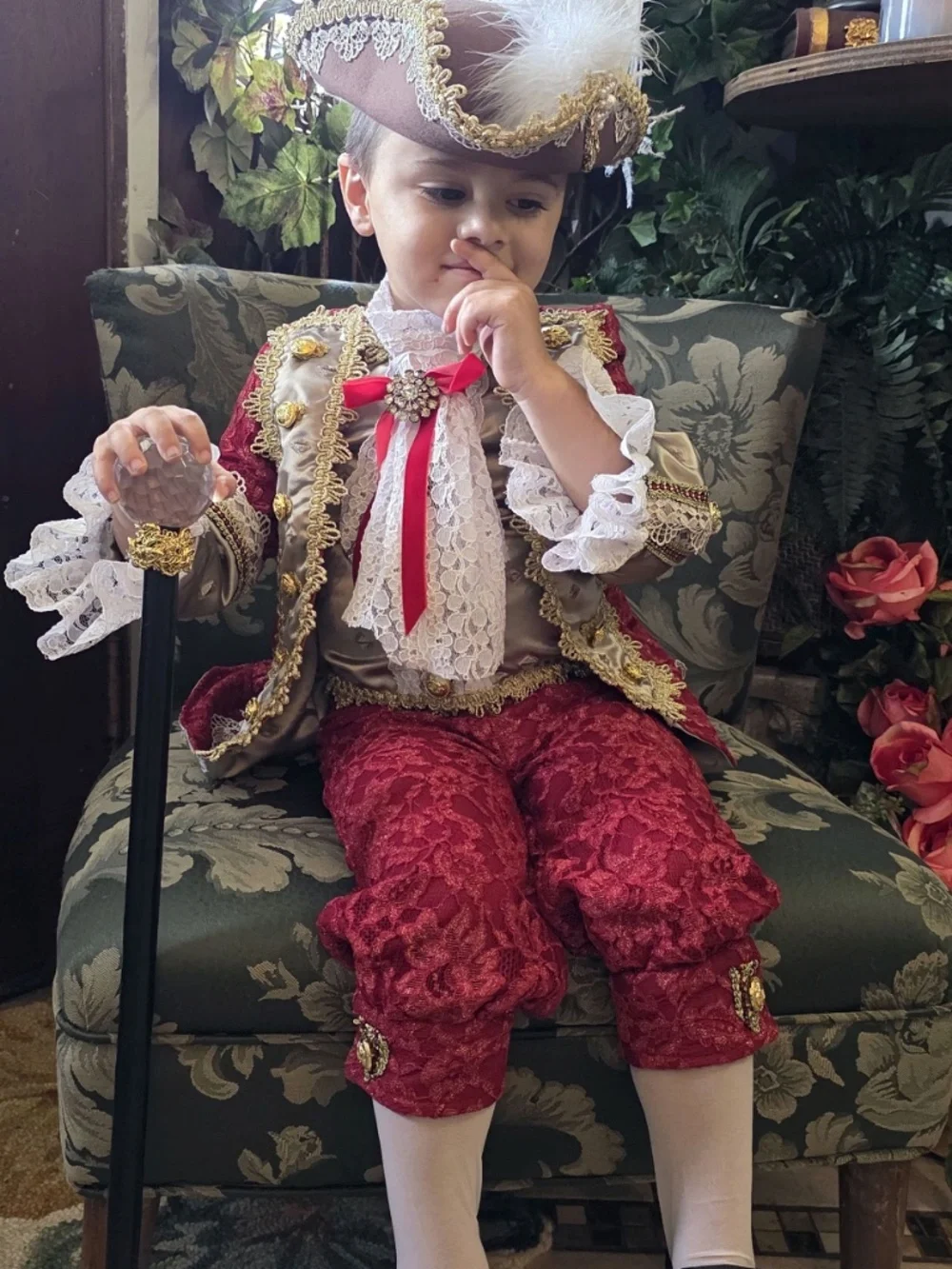 Little boy Size 3 versailles inspired outfit
